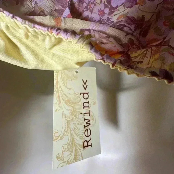 Rewind Juniors Women’s Floral Cold Shoulder Cut Out Dress - Picture 11 of 15